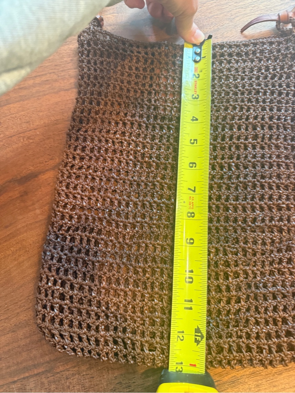 Dragon Diffusion Brown Woven Leather-Trim Crossbody Bag - Picture 8 of 12